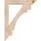 Ekena Millwork Merced Traditional Smooth Bracket w/ Offset Brace, Douglas Fir, 5 1/2"W x 28"D x 36"H BKT0604X28X36MRC01SDF - alternate 2